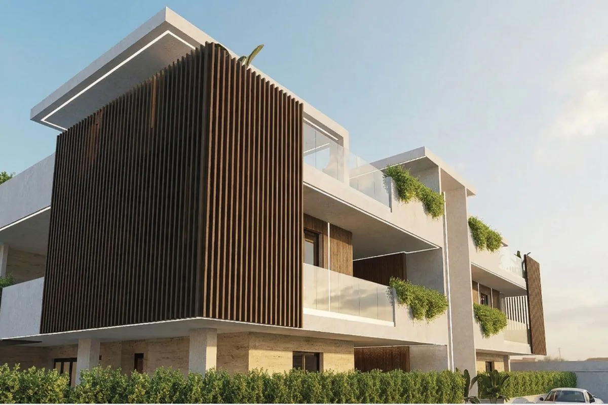 Cantiere Calvizzano — render edificio