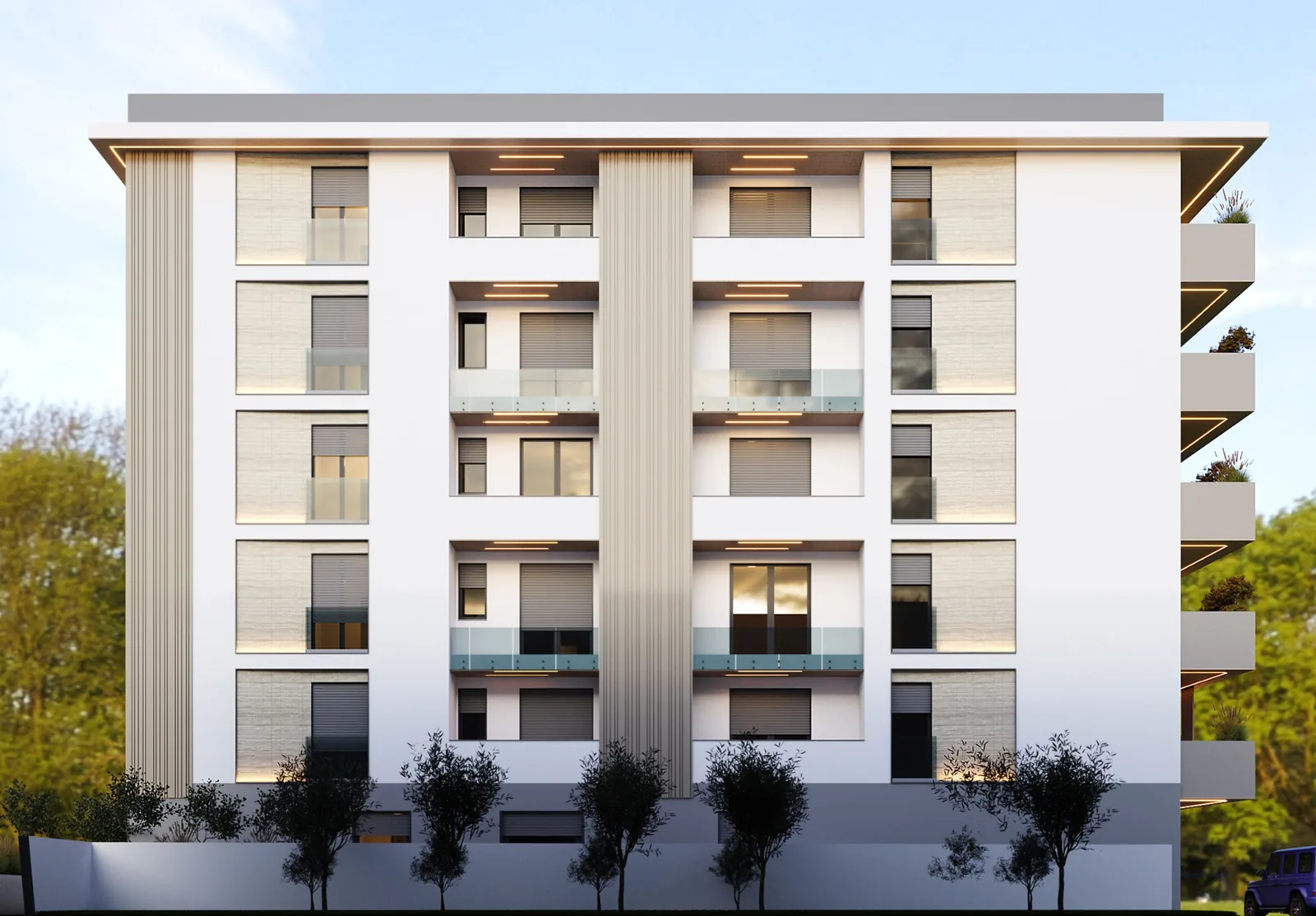 Cantiere Secondigliano — render edificio